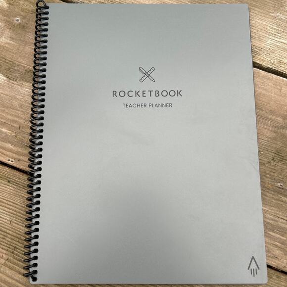 Rocketbook Teacher Planner Undated Weekly Monthly Calendar Erasable Notebook - Picture 1 of 6